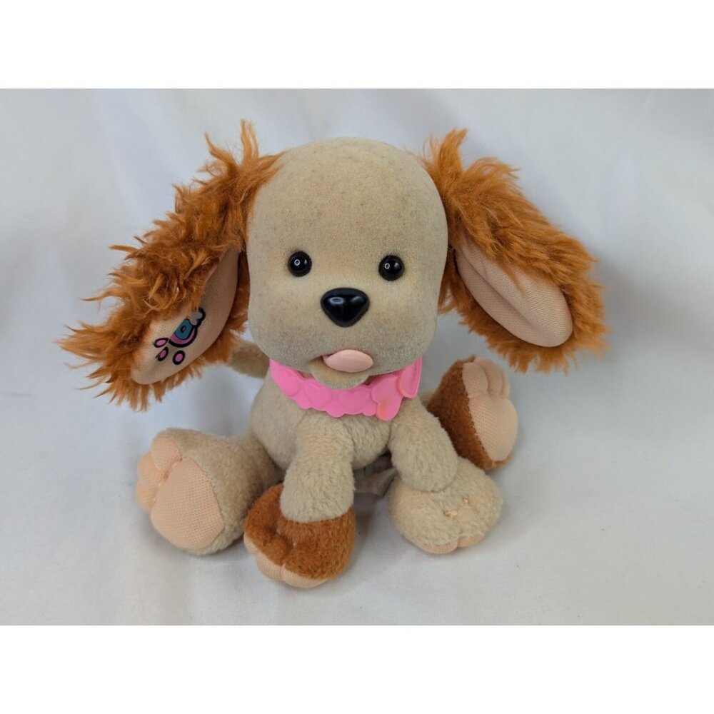Tyco‎ Doggie Bag Doggies Flocked Dog Plush 4 Inch 1996 Stuffed Animal Toy